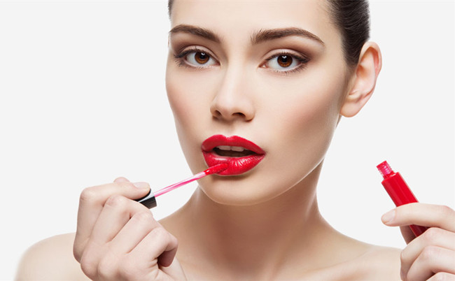Изготовленные на заказ продукты макияжа губы 24 жидкостного часа тома красного цвета 8мл лоска губы