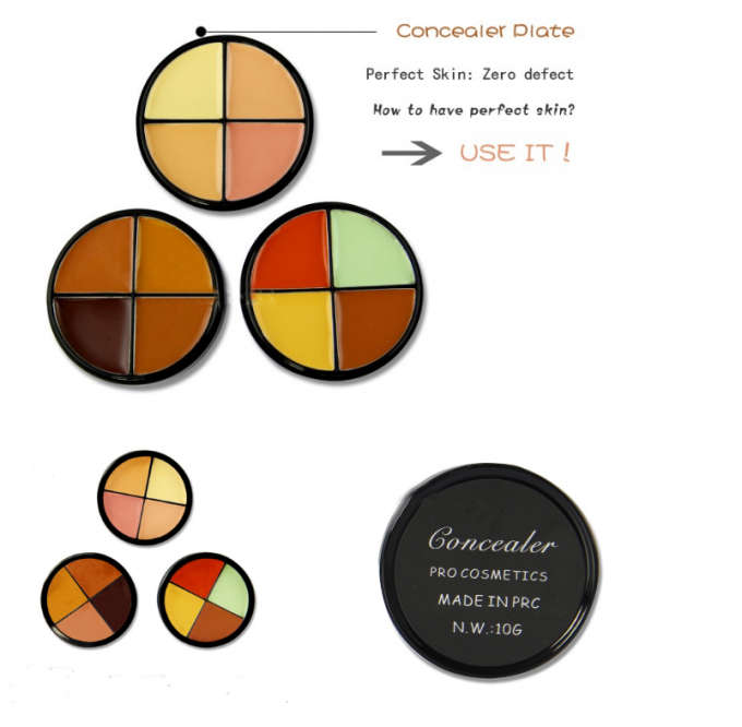 Цвет ежедневного макияжа изготовленный на заказ исправляя Консеалер для круглой формы темных пятен